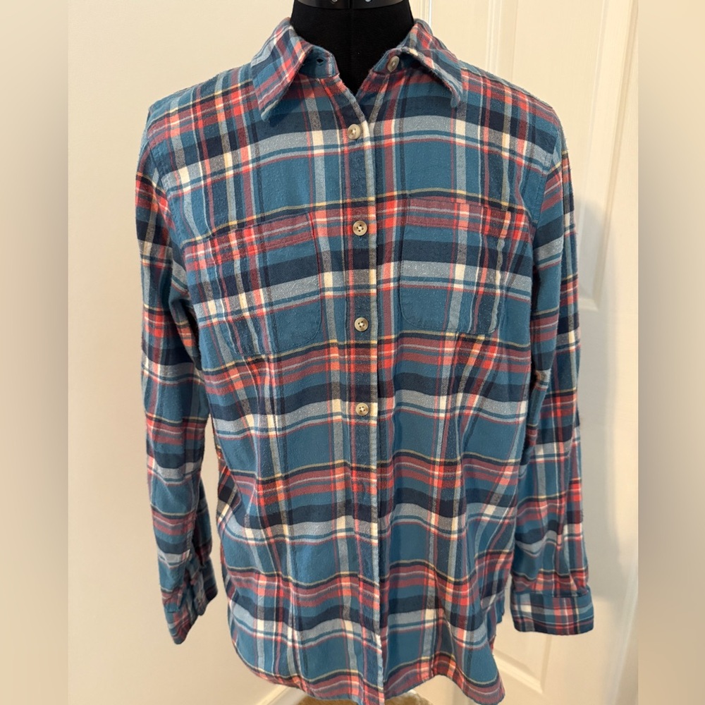 L.L. Bean Multicolor Plaid Shirt